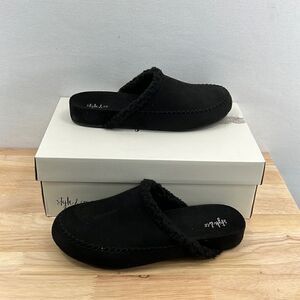 Style & Co. Black Mules